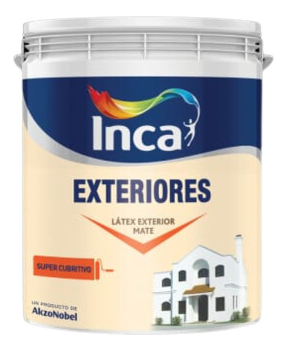 Pintura Látex Para Exteriores Mate Inca X 20 Lts