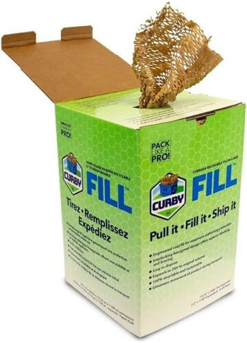 Curby Fill 15.25  X 1000'  Protective Packing Paper Tan  Zzk