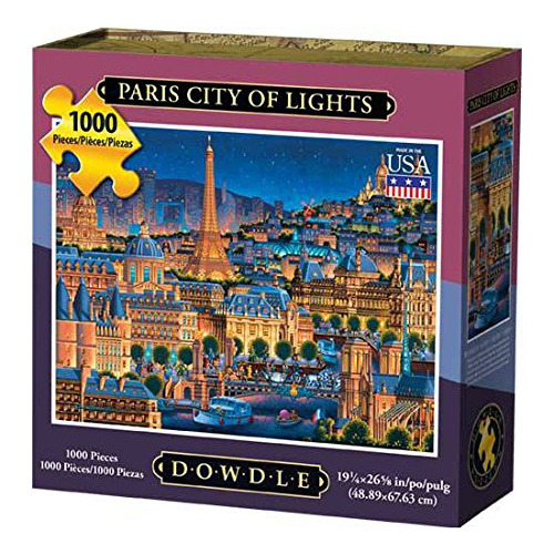 Dowdle Folk Art Jigsaw Puzzle - Ciudad De Las Luces De Pars