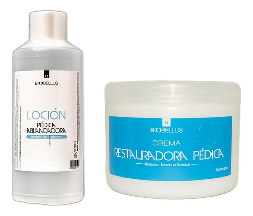 Locion Pedica Ablanda + Crema Restauradora 250ml Biobellus