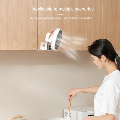Y Pequeño Ventilador Doméstico Pared Con Carga Multifuncion