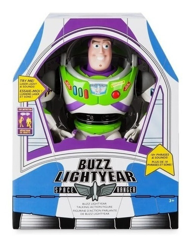 Figura De Acción Disney Buzz Lightyear Interactive Talking