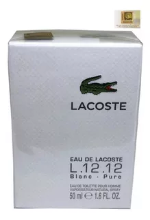 Perfume Lacoste L.12.12 Blanc Edt 50ml - Selo Adipec