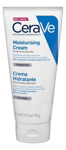 Cerave Crema Hidratante |170gr| Hidrante Diario Para Rostro 