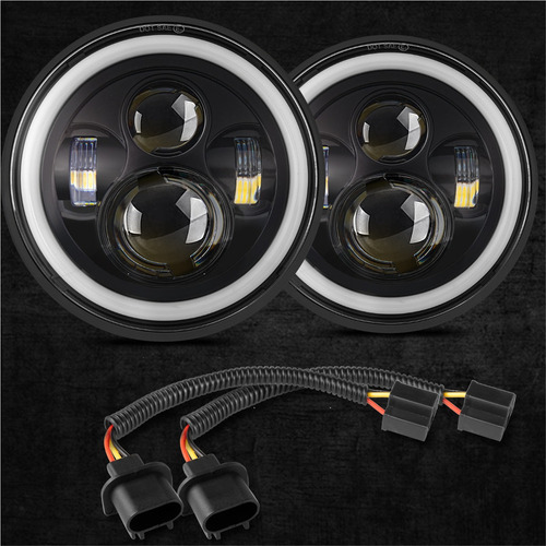 Cd Faro Led Redondo De 7 Pulgadas Para Camión 4 X 4