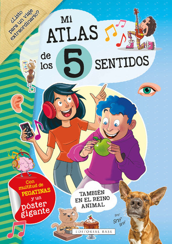 MI ATLAS DE LOS 5 SENTIDOS, de MARBEHANT, CECILE. Editorial Base, tapa blanda en español