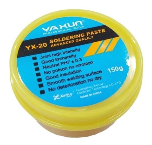 Pasta Para Soldar 150g Marca Yaxun 