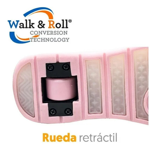 Patines Next Action 2 En 1 Talla 19 Color Rosa Para Niña