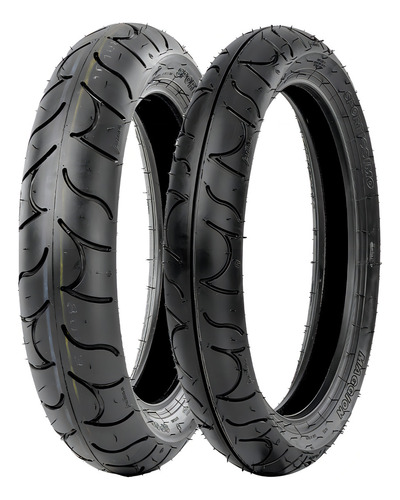 Jogo 2 Pneus Moto Maggion Sportissimo 110/70-17 140/70-17 Tl