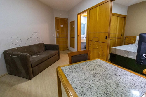Imagem 7 de 15 de Flat Na Al. Campinas, Proximo A Av. Paulista - Fora Do Pool - Sf24989