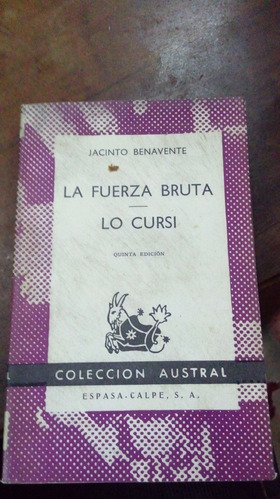  Libro La Fuerza Bruta / Lo Cursi