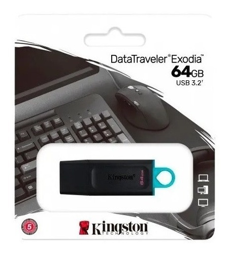 Pendrive 64gb Usb Kingston  Sellado Nuevo 