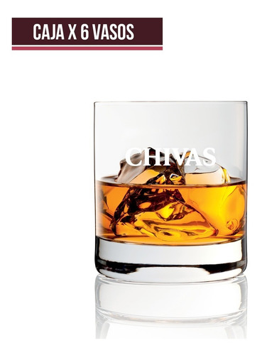 Vaso Whisky Chivas Original Caja De 6 