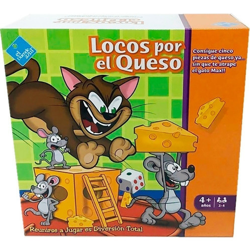 Juego De Mesa Locos Por El Queso El Duende Azul 