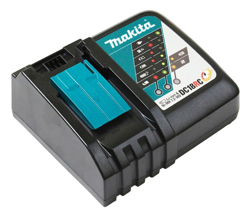 Carregador De Bateria 18v Makita 197522-0 Dc18rc Bivolt