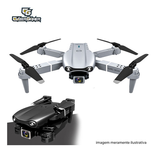 Imagem 3 de 6 de Mini Drone Dobrável Câmera Wifi Helicóptero Profissional