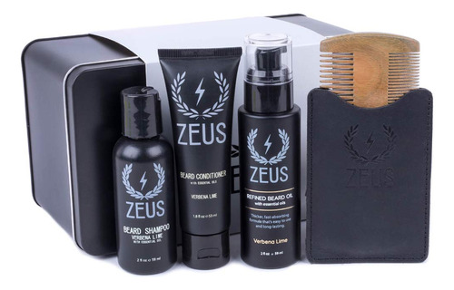 Zeus Esencial Refinado Aceite Para Barba  El Mejor Kit De I