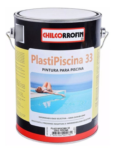 Pintura De Piscina Plastipiscina 33 Celeste Agua