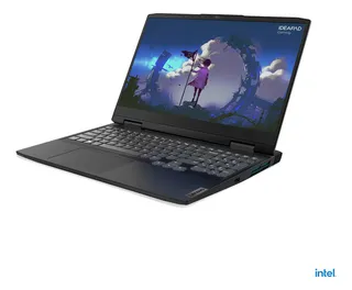 Notebook gamer IdeaPad Gaming 3 15.6" color onyx gray 8GB de Ram - 512GB SSD - Intel Core i5