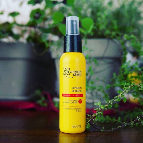 Repelente Spray Antialérgico Grávidas Bebês Alergoshop 120ml