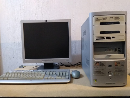 Computadora Hp Paviolion A1200la + Curso De Inglés