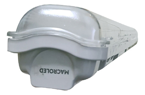 Imagen 2 de 9 de Portatubo Estanco 120cm Para 1 Tubo Led Ip65 Macroled