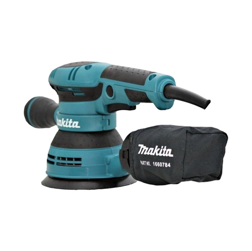 Imagen 2 de 3 de Lijadora roto orbital Makita BO5040 con sistema velcro turquesa 300W 220V