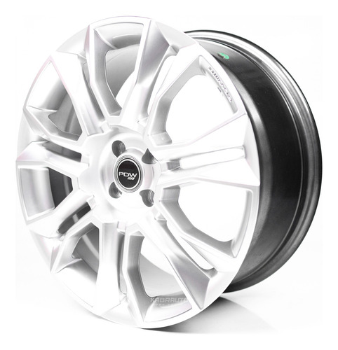 Rodas 18 Esportivas 4x100 Renault Gm Vw Fiat Pdw Cor Prata