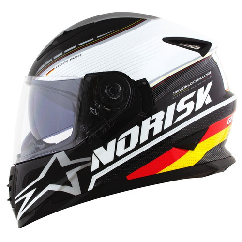 Capacete Norisk Ff302 Grandprix Alemanha Germany