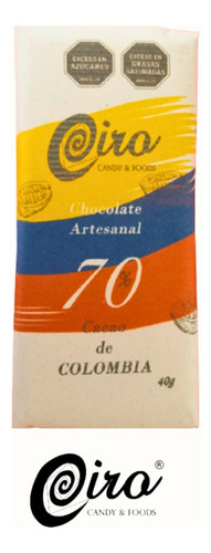 Chocolate Al 70% De Cacao