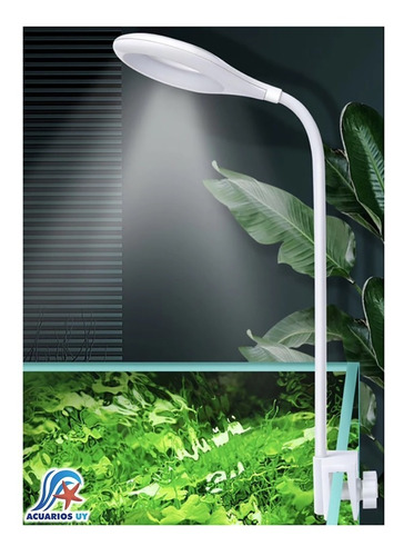 Lámpara De Luz Led Articulada Para Acuario Plantado. Rs-s90