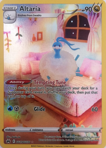 Pokémon Tcg Altaria Gg19/gg70 Holo Rare