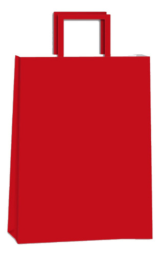 Bolsa Papel Pack 50 Und Romipack 30x41 Cm Por Color Color Rojo Acuario