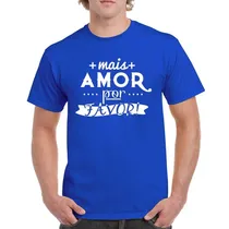 Comprar Remera De Hombre Mais Amor Por Favor Frases Love Md15