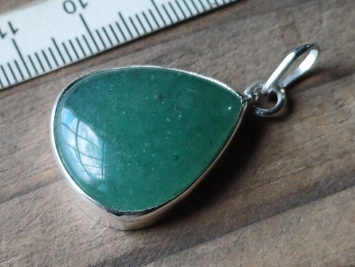 Dije Plata Jade Tailandia Auténtico Equilibrio Elegancia 25 Plateado
