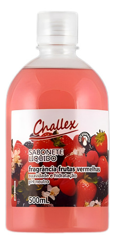 Sabonete Liquido Challex 500 Ml Frutas Vermelhas