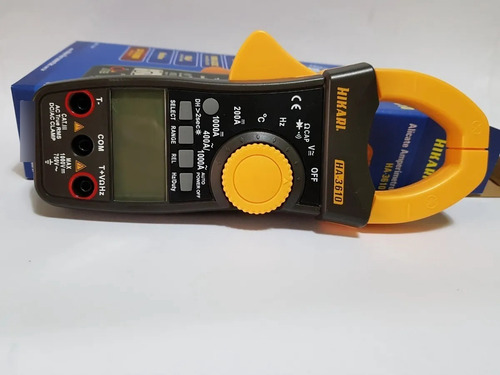 Imagem 6 de 7 de Alicate Amperímetro Hikari Ha-3610 - Dc/ac- Rms Capacitância