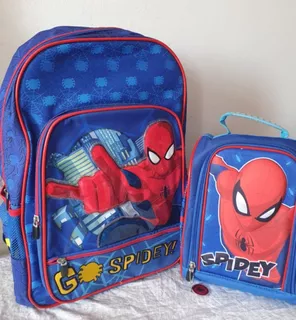 Mochila,lonchera Spiderman Oficio Original