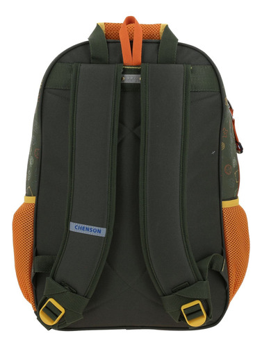 Mochila Grande Escolar Chenson Super Mario Thorin Bowser Para Niño Primaria Color Verde Diseño De La Tela Termoformado