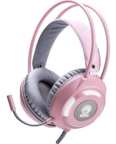 Audífono Rosado Gamer Hg8936, Marvo