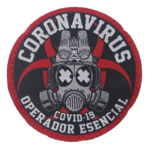 Parche Bordado Abrojo Operador Esencial Virus Corona Sog 