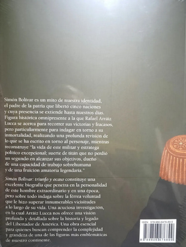 Libro Simón Bolívar Triunfo Y Ocaso R Arráiz Lucca