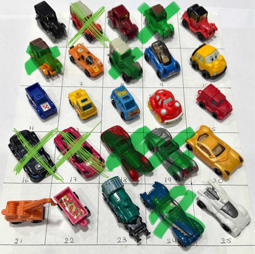 Sorpresa Kinder Autos Y Otros Colección Precio X 8 Unidades