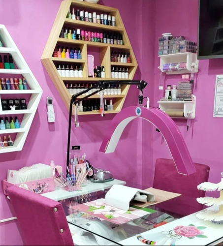 Estante Organizador Hexagonal En Pino Multicolor