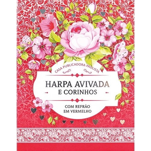 Harpa Brochura Pequena - Floral Rosa