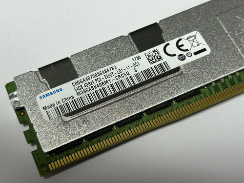 Memória Samsung 64gb Ddr4 2400mhz Ecc Lrdimm M386a8k40bmb-cr (Usado)