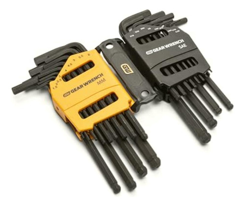 Gearwrench Juego De Llaves Hexagonales Sae/métricas Con