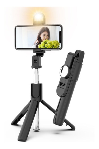 Imagem 1 de 6 de Tripé Celular Bastão Selfie Vertical Horizontal Bluetooth 60