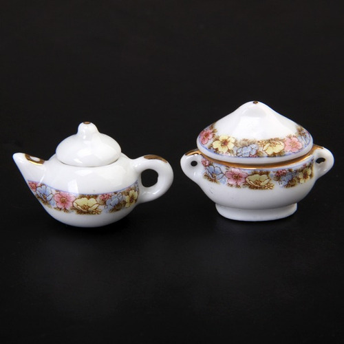 Vajilla De Comedor En Miniatura Dollhouse
