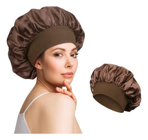 Hat Gorro Para Dormir, Gorro De Satén Con Banda Elástica